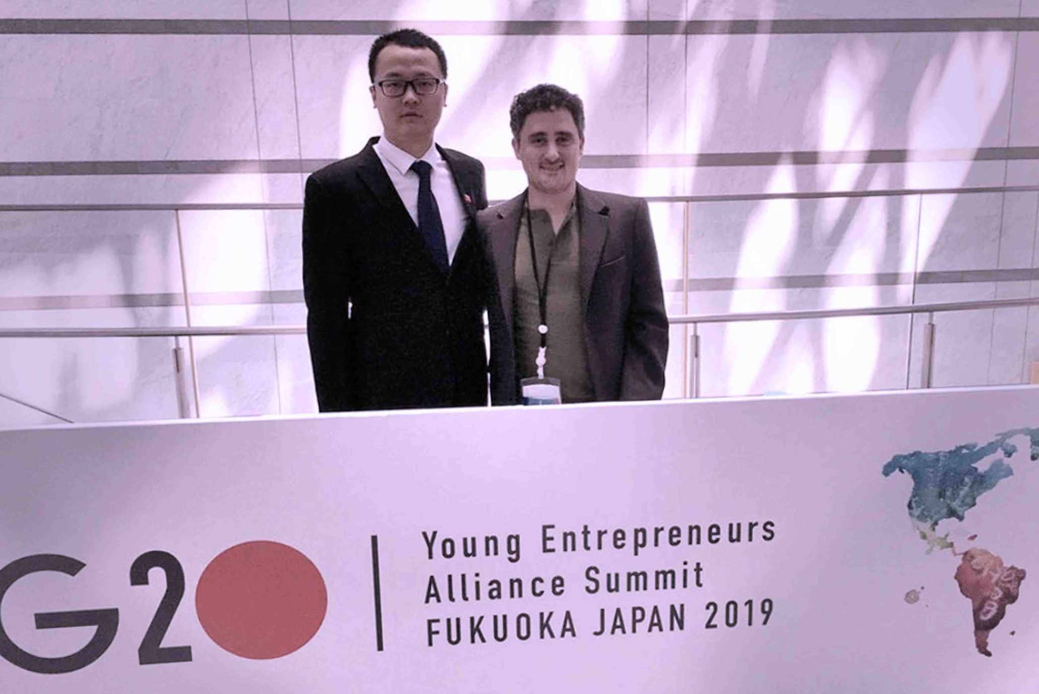 Francisco Santolo at the G20 Young Entrepreneurs' Alliance Summit in Japan